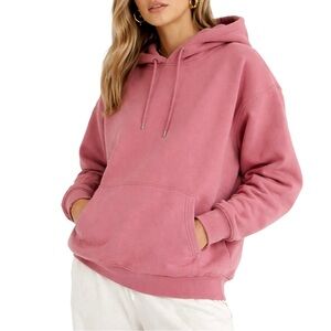 ASOS DESIGN Hoodie – Size M – Dusty Rose Pink Oversized Streetwear Cozy